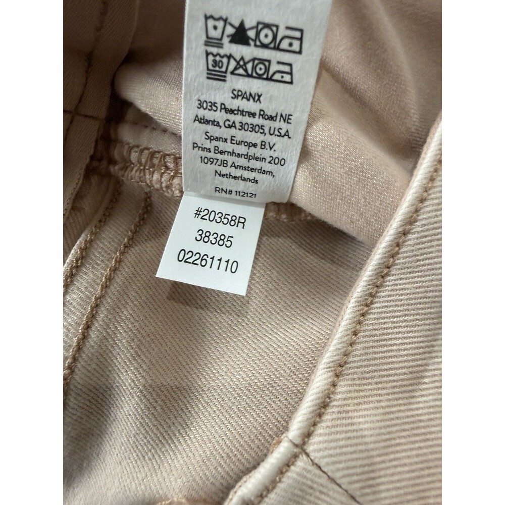 Spanx Pull-on Stretch Twill Shorts Women’s Medium Pale Pink - Picture 7 of 9